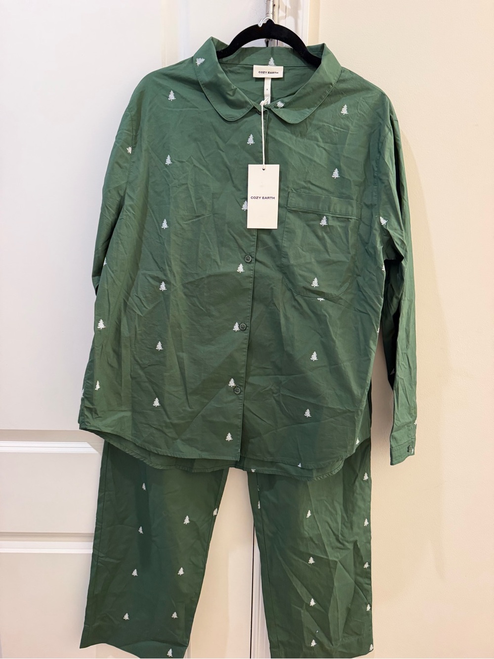 Cozy Earth Sutton pajamas- Jade Green - Small